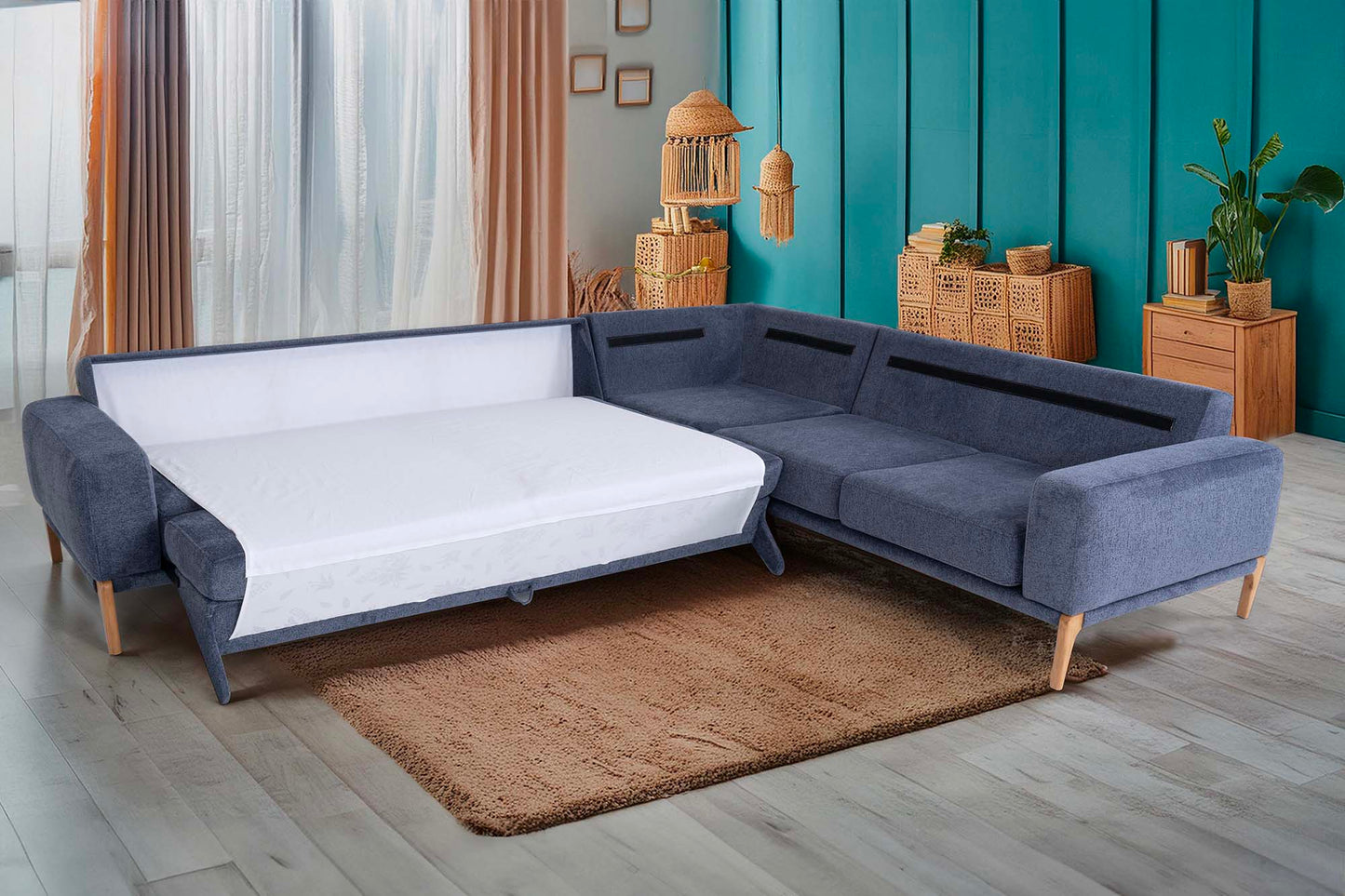 Ecksofa Angora 320x270 (mit Bett)