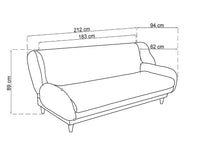 Anatolia Three-Seater Sofa (With Bed)