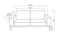 Angora Two-Seater Sofa (Without Bed)