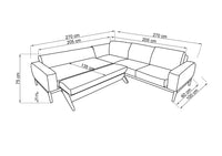 Angora Corner Sofa 270x270 (With Bed)