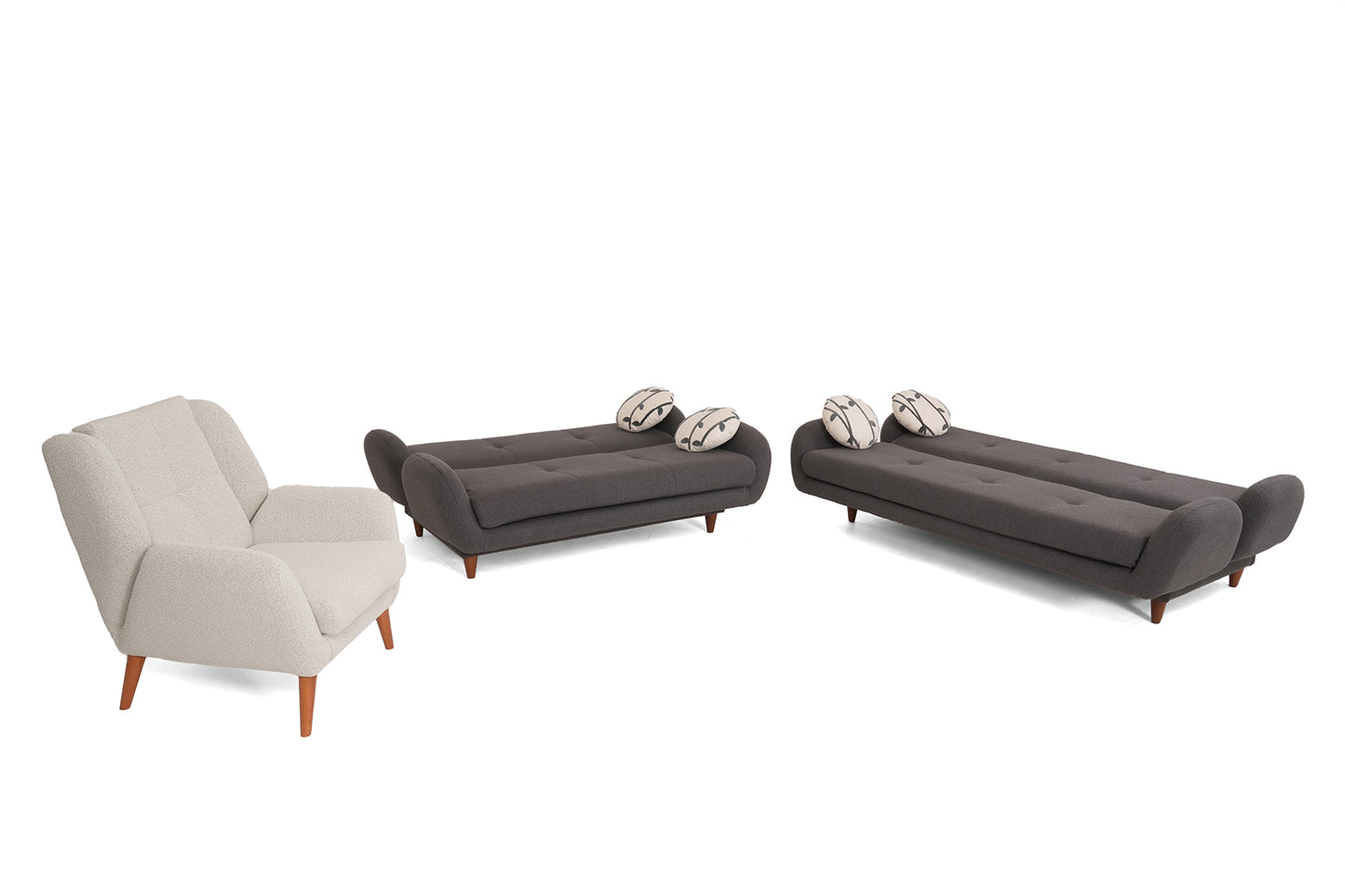 Anatolia Sofa Set (3 Beds + 2 Beds + Armchair)